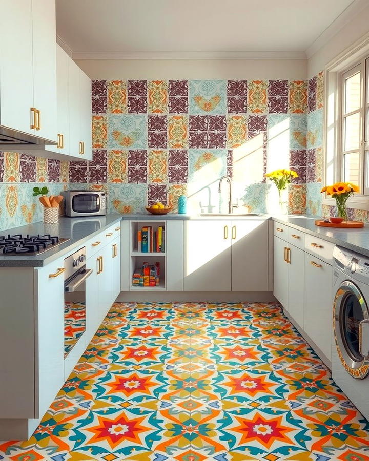 Patterned Ceramic Tiles - 25 Spanish Modern Interior Design Ideas