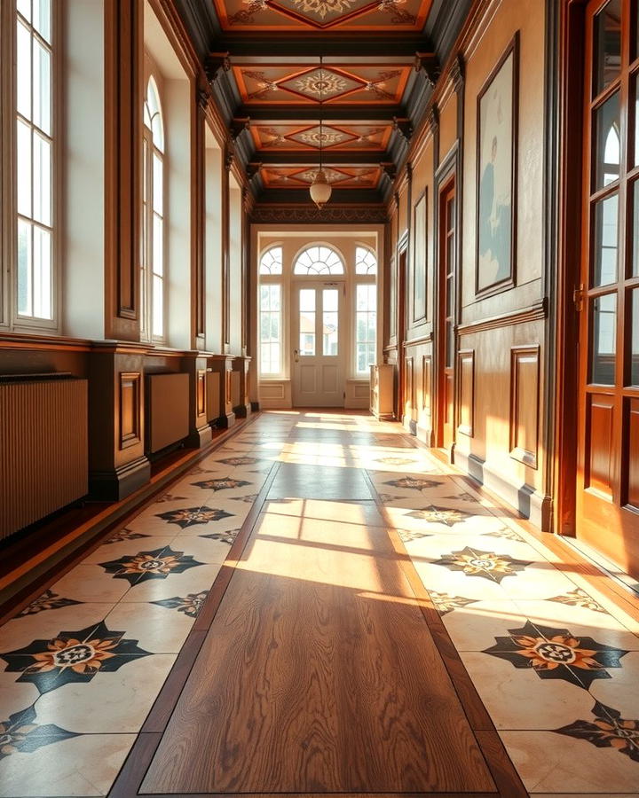 Patterned Floor Tiles - 25 Victorian Hallway Ideas