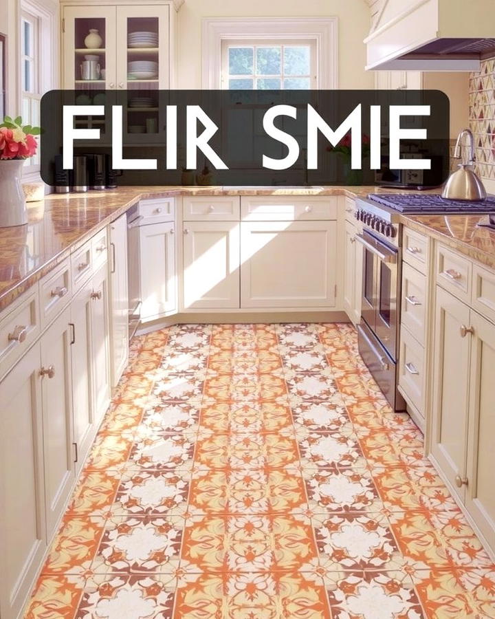 Patterned Floor Tiles - 25 Traditional Kitchen Ideas