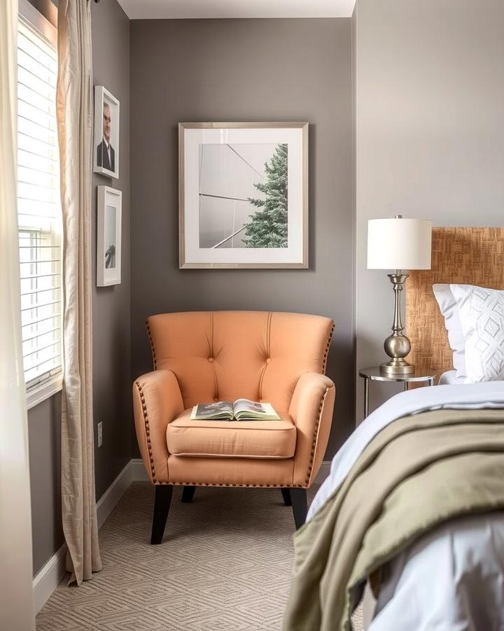 Peach Accent Chair - 25 Peach Bedroom Ideas