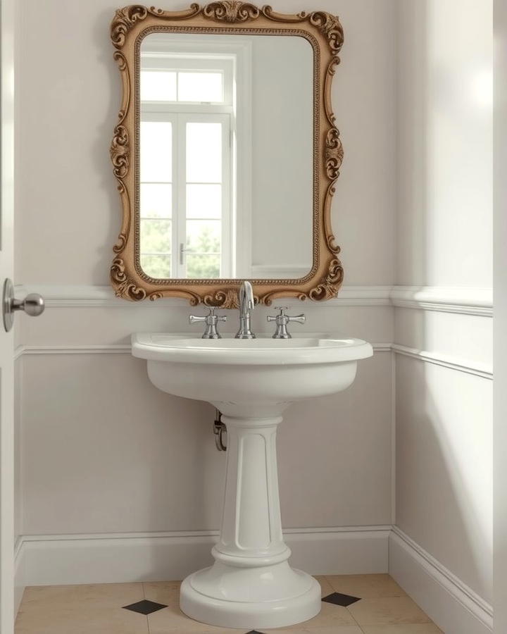 Pedestal Sinks for Authentic Elegance - 25 Traditional Bathroom Ideas