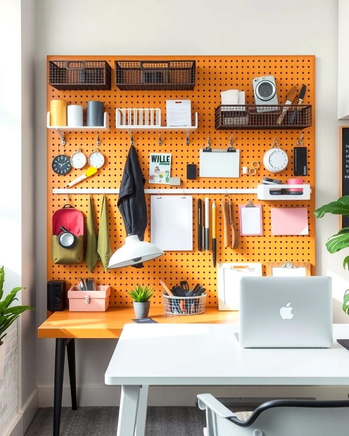 Pegboard Storage Systems - 25 Office Storage Ideas