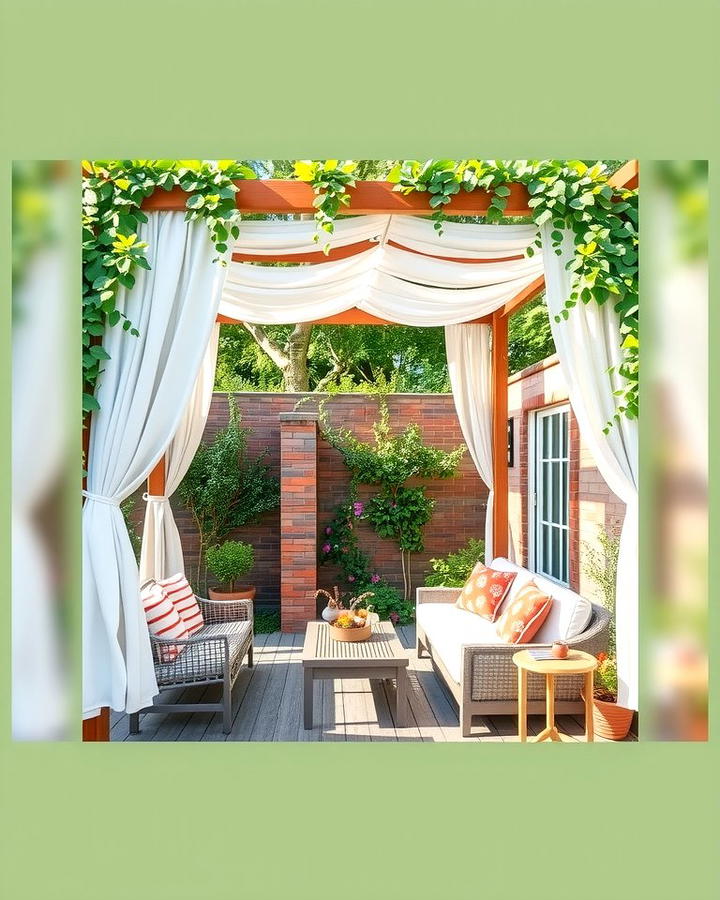 Pergola Shade Structure - 25 Small Backyard Patio Ideas