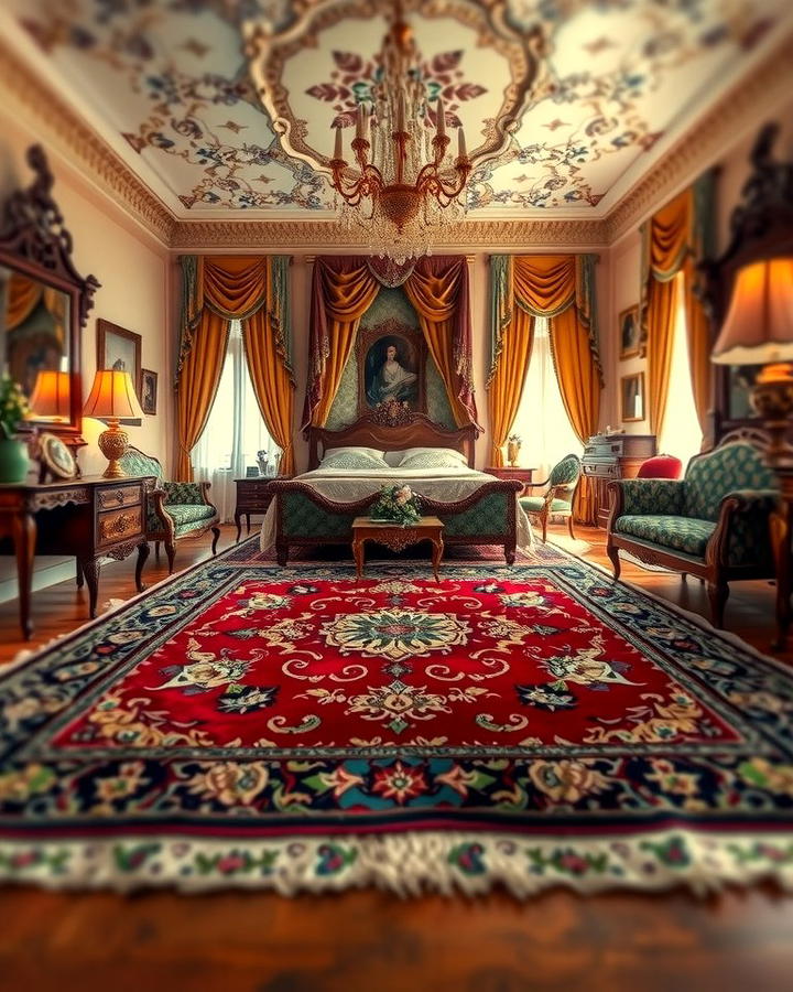 Persian Rugs - 25 Victorian Bedroom Ideas