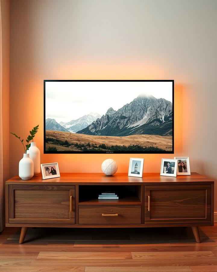 Personal Touches - 25 Tv Console Decor Ideas