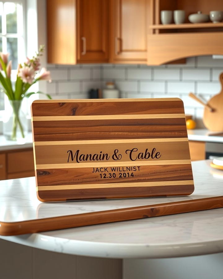 Personalized Cutting Board - 30 Last Minute Wedding Gift Ideas