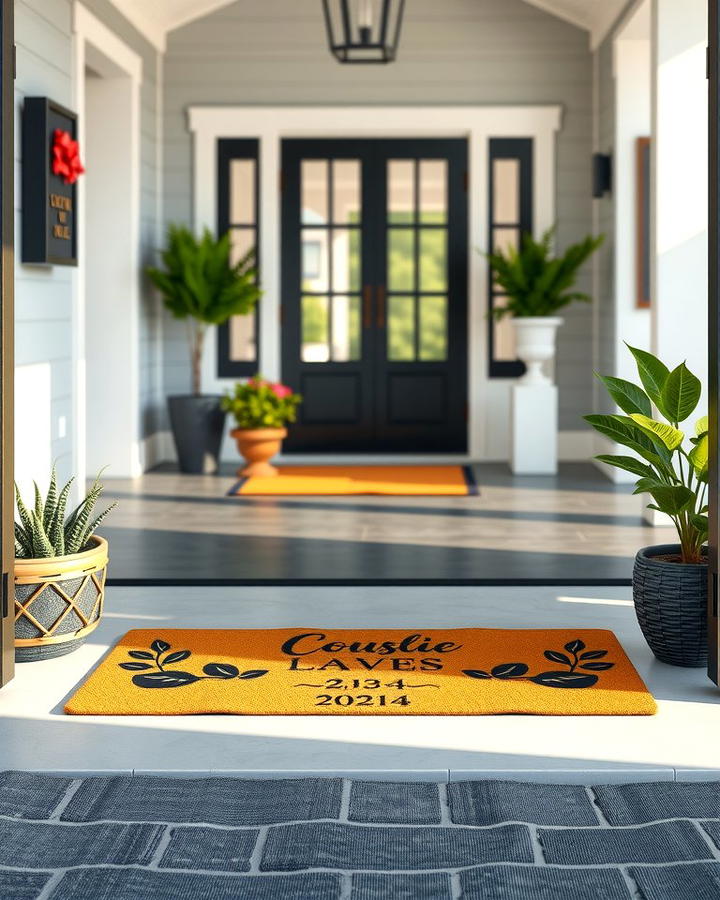 Personalized Doormat - 30 Last Minute Wedding Gift Ideas