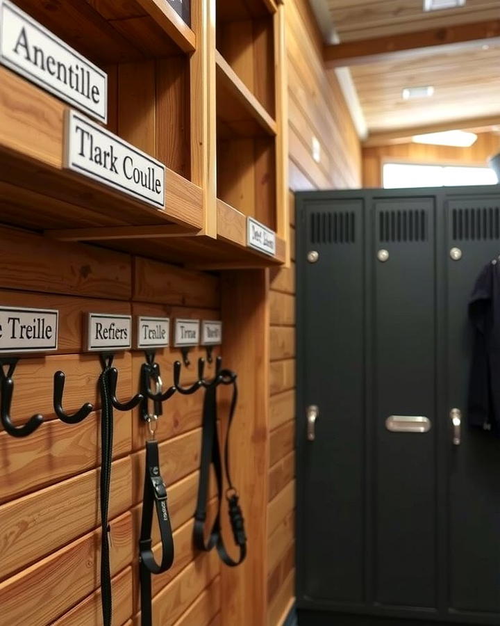 Personalized Name Plates - 30 Tack Room Ideas