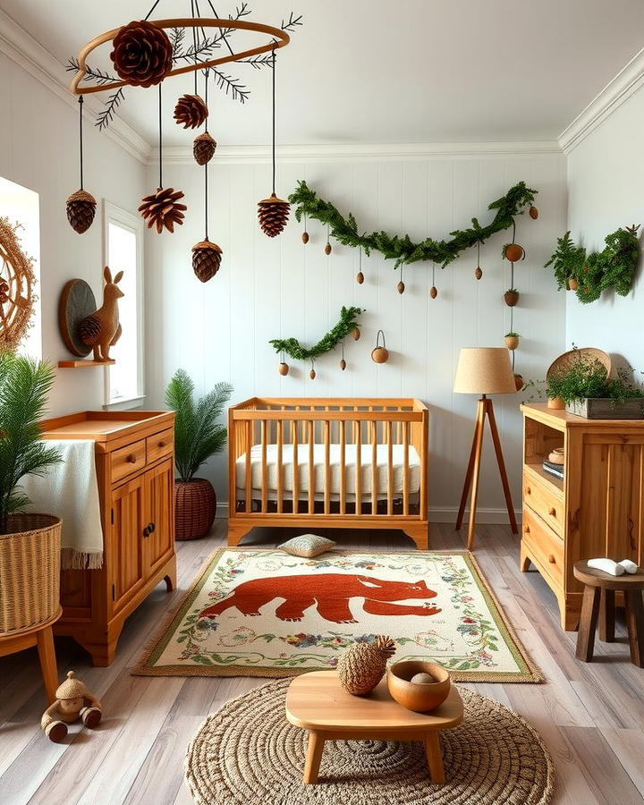 Pine Cone and Acorn Accents - 25 Woodland Nursery Ideas