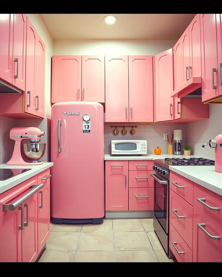 Pink Appliances - 30 Pink Kitchen Ideas