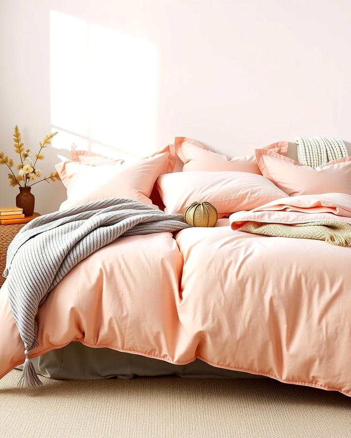 Pink Bedding Layers - 25 Pink Room Ideas