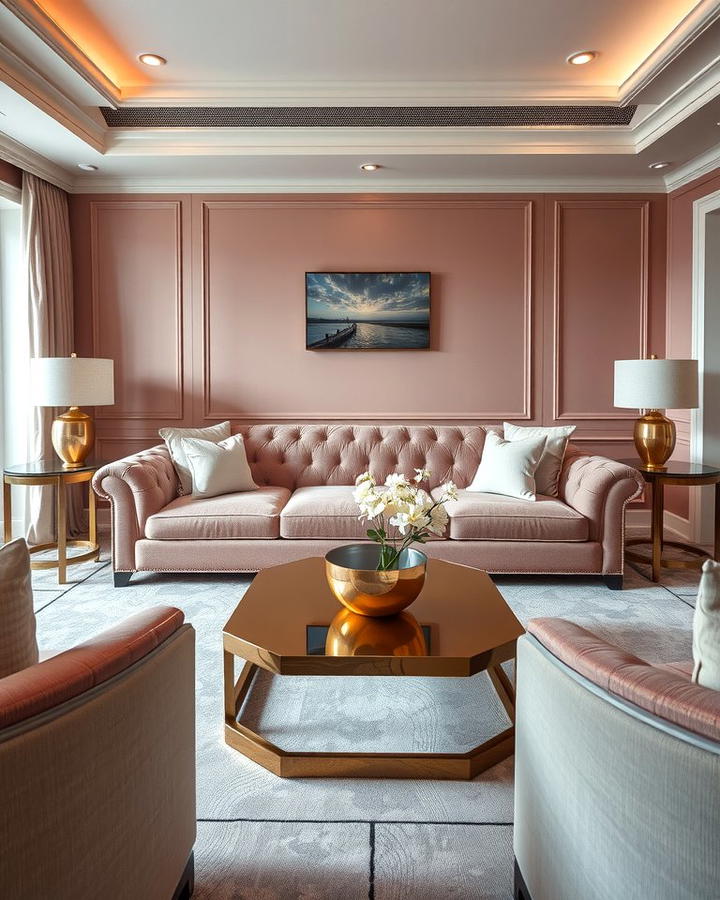 Pink Velvet Furniture for a Luxurious Feel - 25 Pink Room Ideas