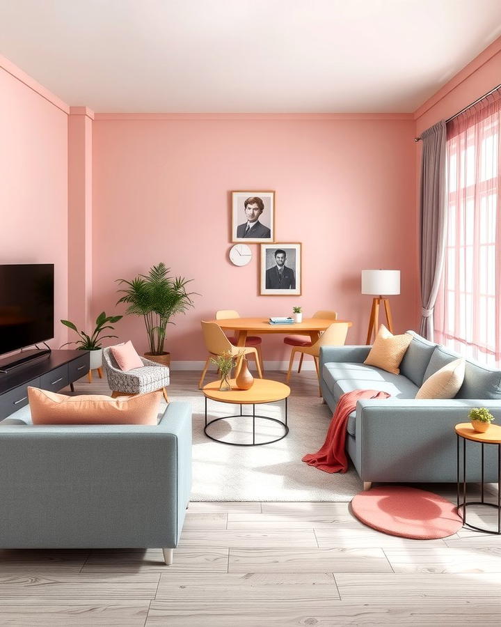 Pink and Gray Color Scheme - 25 Pink Room Ideas