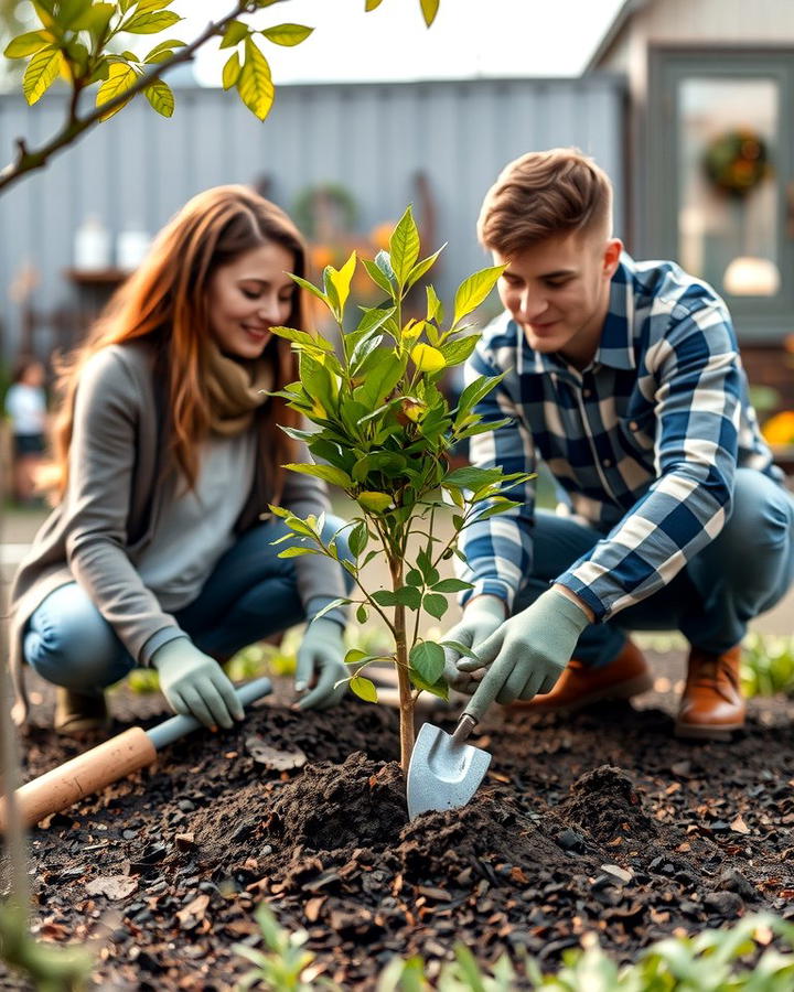 Planting a Tree Together - 30 Wedding Anniversary Ideas