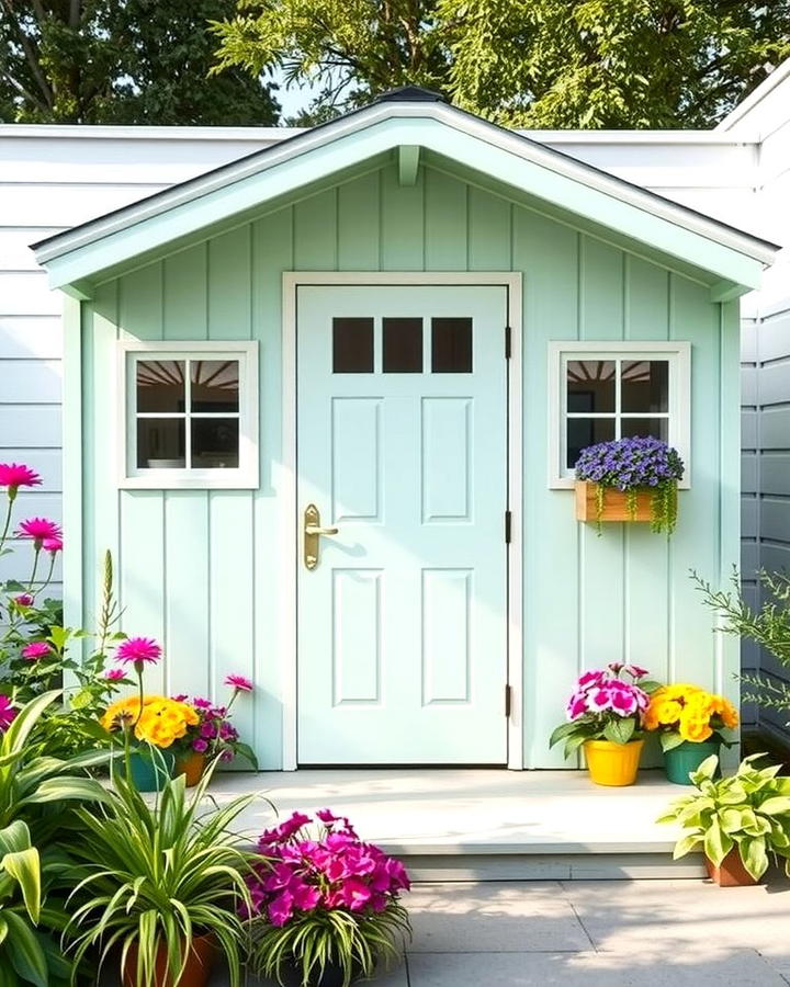 Playful Mint Green - 25 Shed Color Ideas