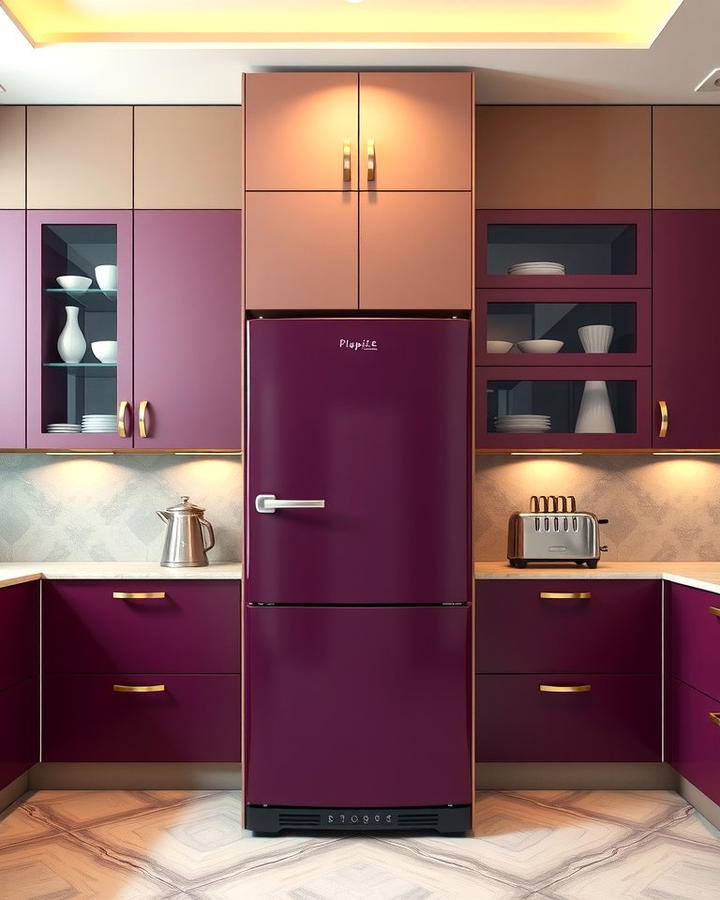 Plum Colored Appliances - 25 Purple Kitchen Ideas
