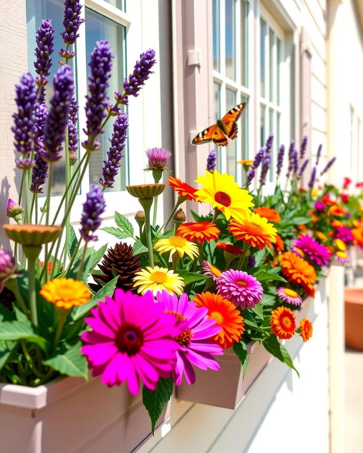 Pollinator Friendly Boxes - 25 window box ideas