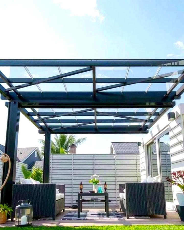 Polycarbonate Roof Panels - 25 Pergola Cover Ideas