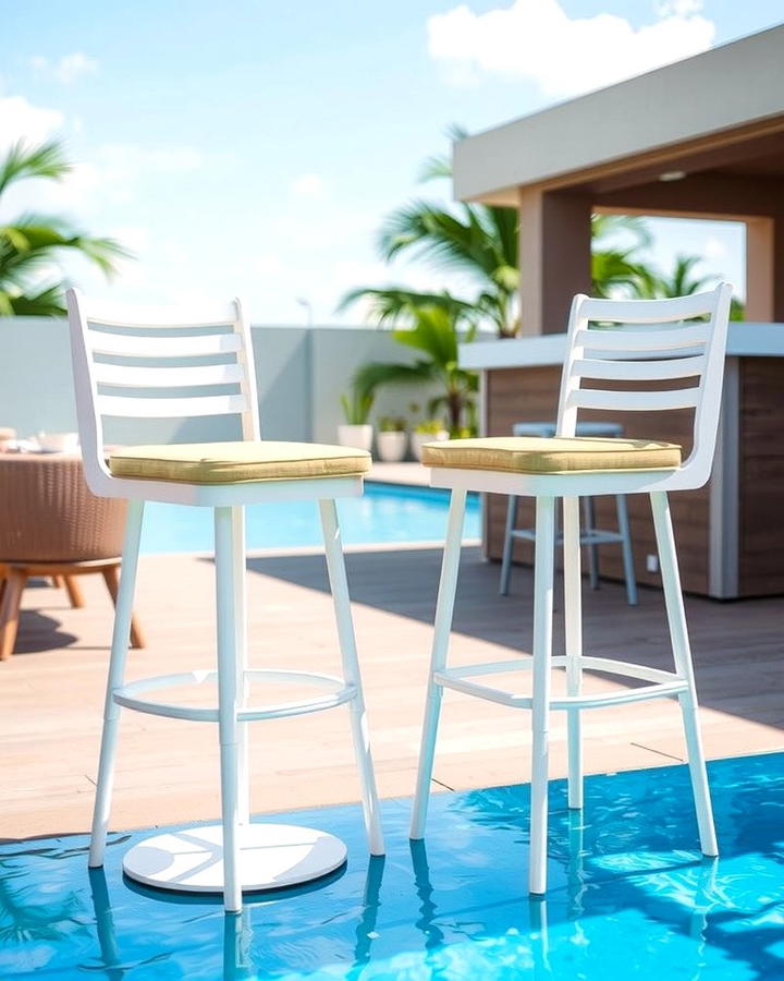 Poolside Bar Stools - 25 Pool Furniture Ideas