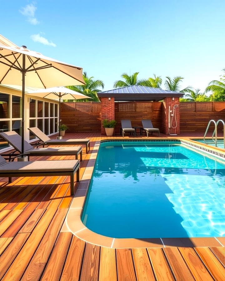 Poolside Decks for Relaxation - 30 Large Deck Ideas