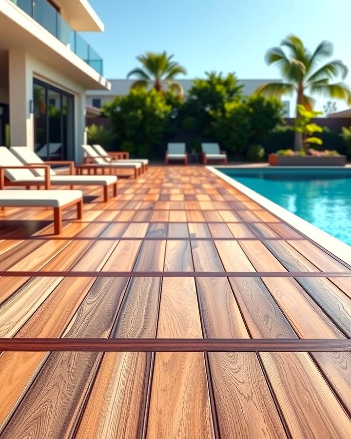 Poolside Decks - 25 Wood Deck Ideas