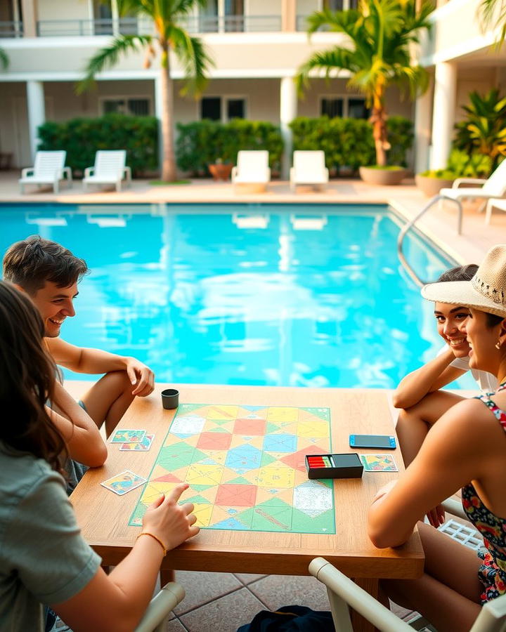 Poolside Game Night - 25 Pool Party Ideas