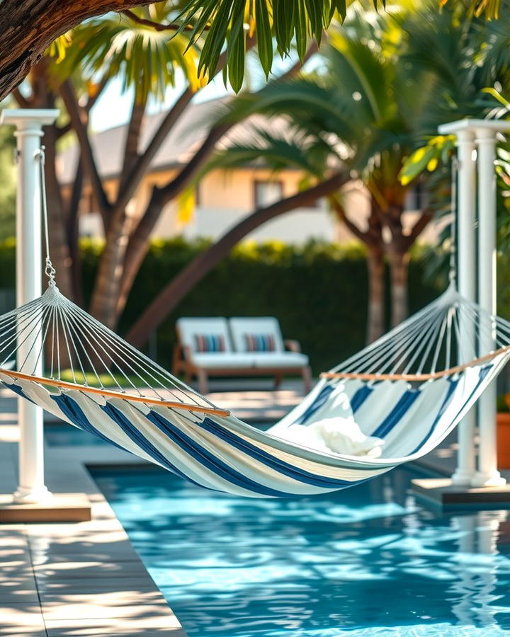 Poolside Hammocks - 25 Pool Furniture Ideas