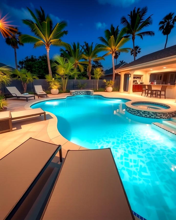 Poolside Oasis - 30 Florida Backyard Ideas