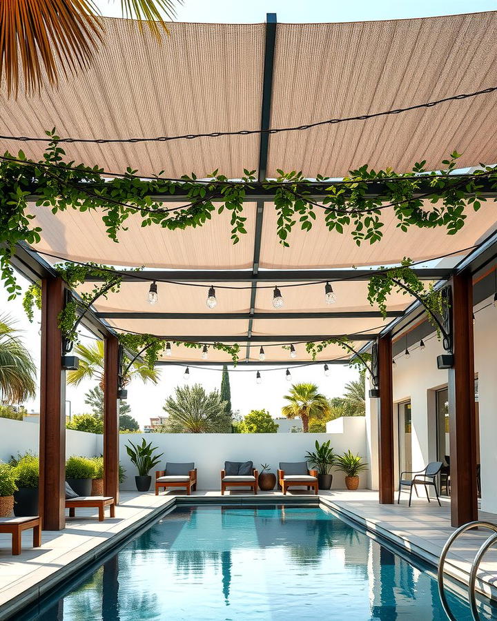 Poolside Pergola - 25 Spool Pool Ideas