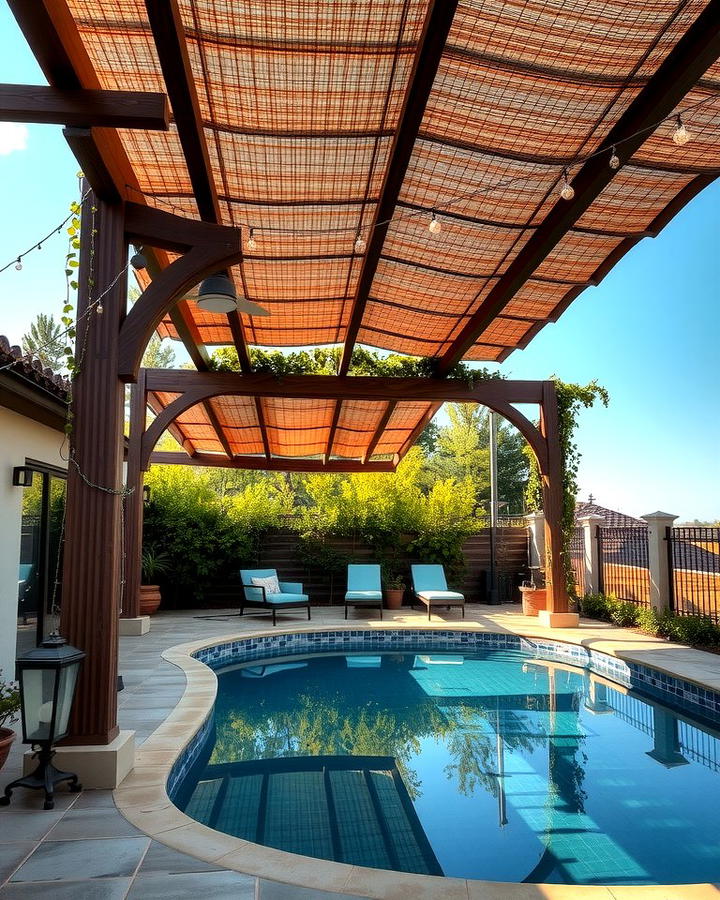 Poolside Pergola 2 - 25 Semi Inground Pool Ideas