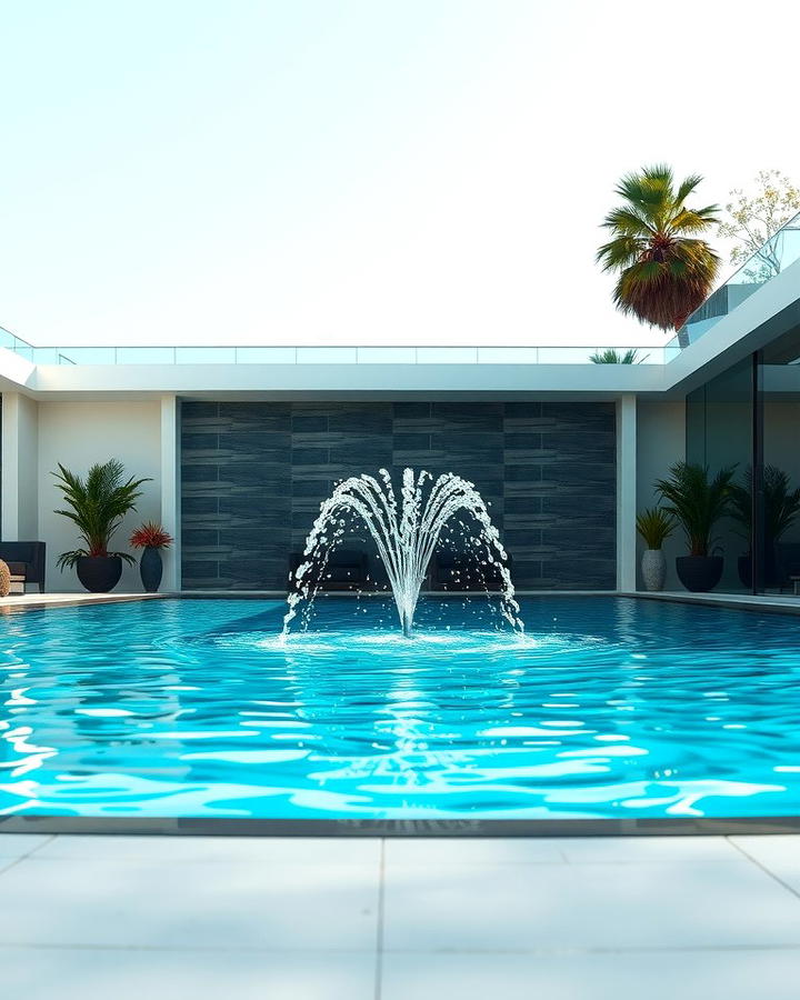 Poolside Water Features - 25 Pool Decor Ideas