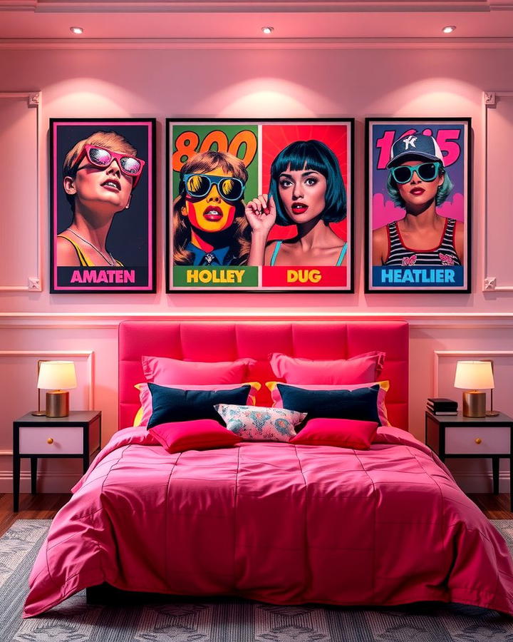 Pop Art Posters - 30 80s Bedroom Ideas