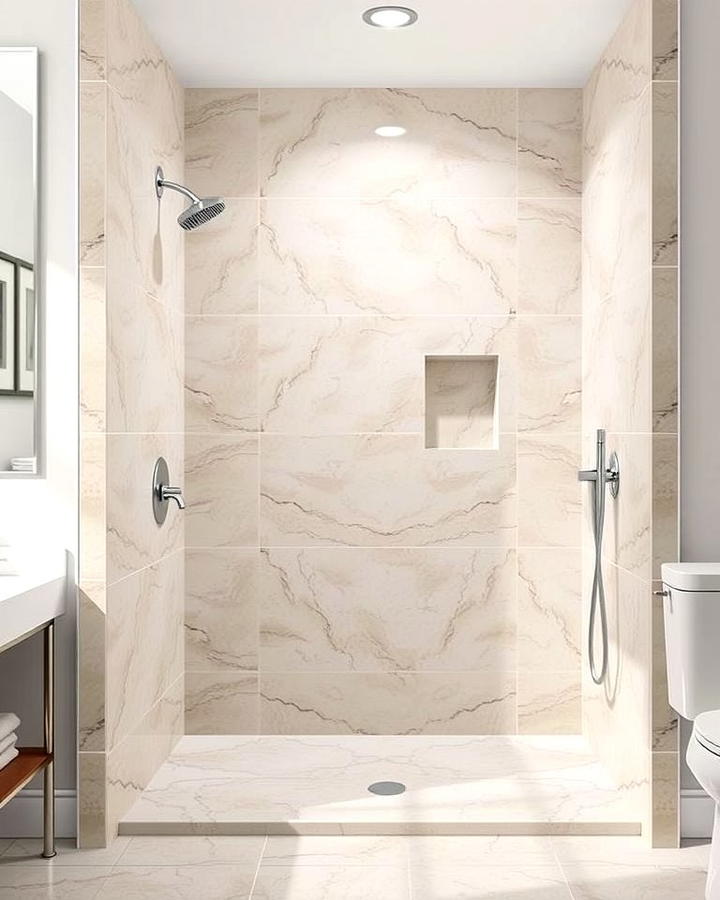 Porcelain Tile Shower Surrounds - 25 Shower Surround Ideas