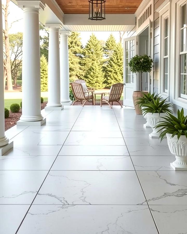 Porcelain Tiles - 25 Porch Flooring Options