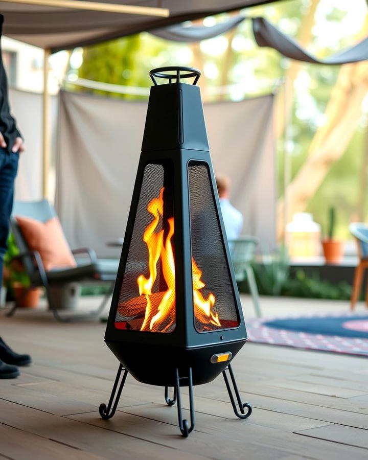 Portable Outdoor Fireplace - 25 Outdoor Fireplace Ideas