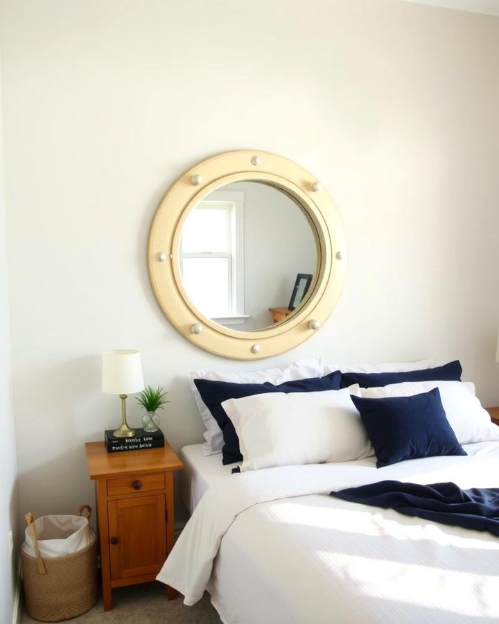 Porthole Mirrors - 25 Ocean-themed Bedroom Ideas