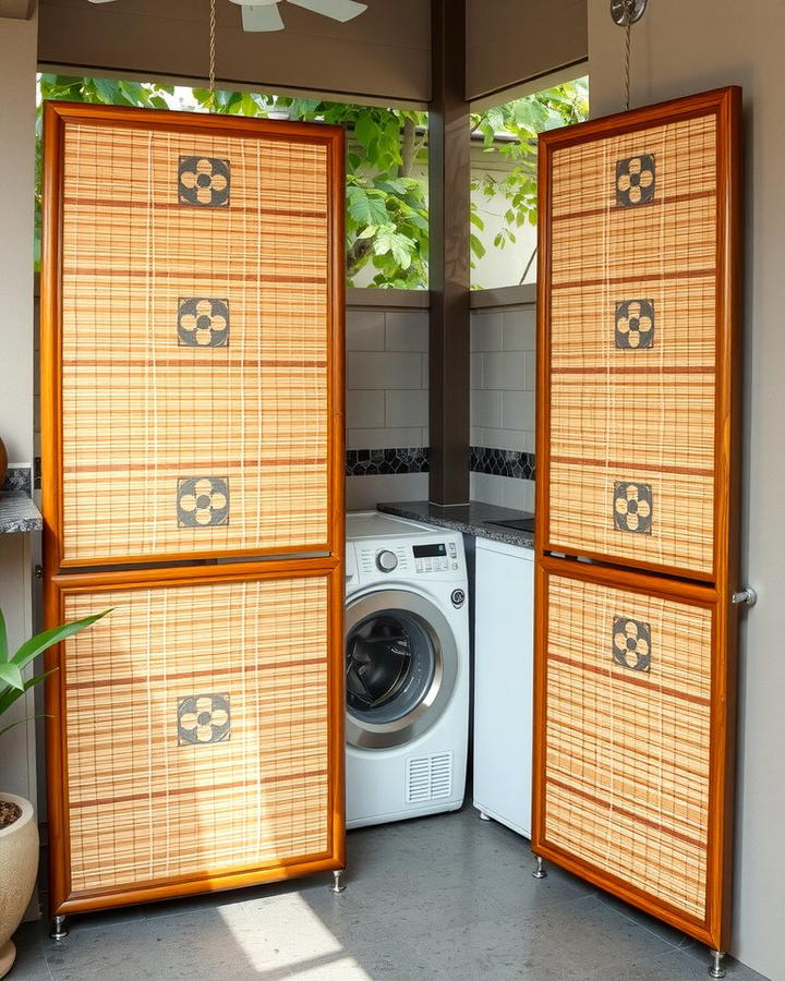 Privacy Screens for Secluded Laundry Time - 25 Outdoor Laundry Area Design Ideas