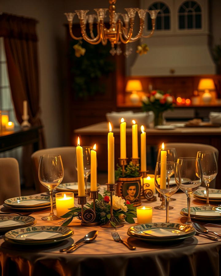 Private Candlelit Dinner at Home - 30 Wedding Anniversary Ideas