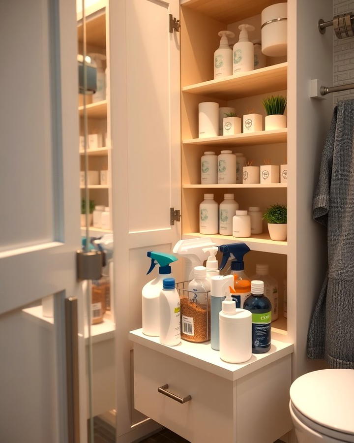 Pull Out Cabinet Drawers - 30 Bathroom Cabinet Organizing Ideas