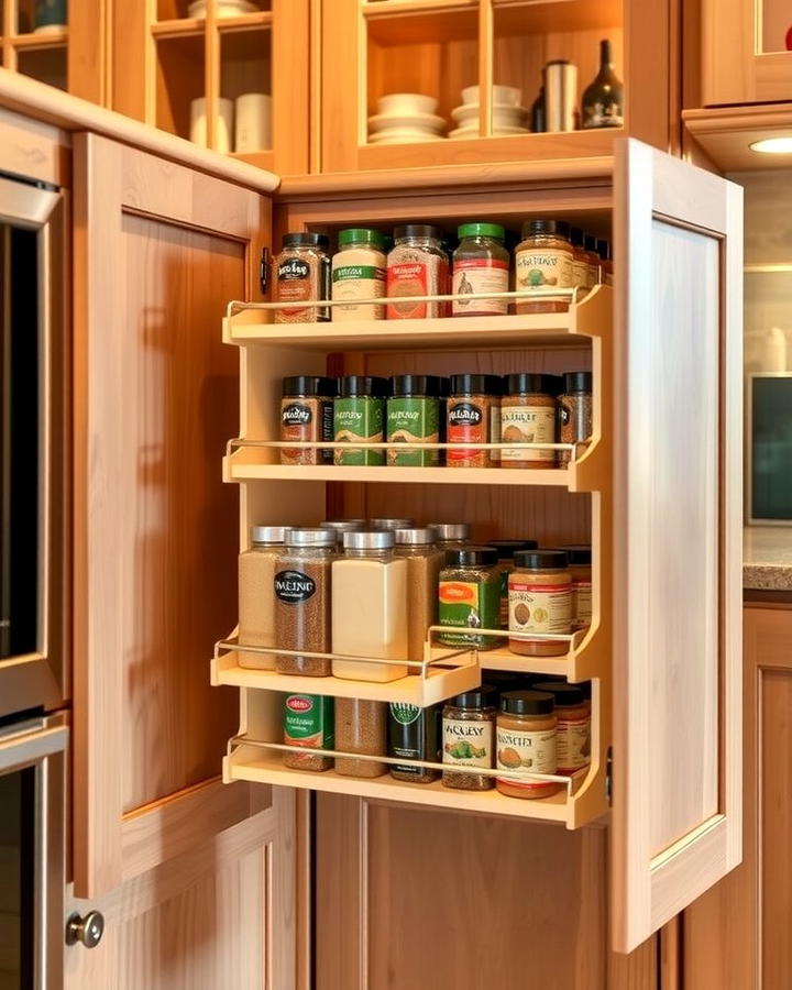 Pull Out Cabinet Spice Rack - 25 Spice Rack Ideas