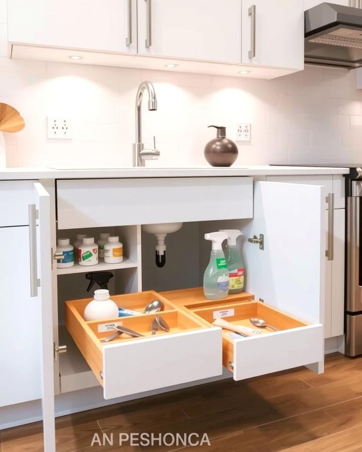 Pull Out Drawers - 25 Small Apartment Storage Ideas