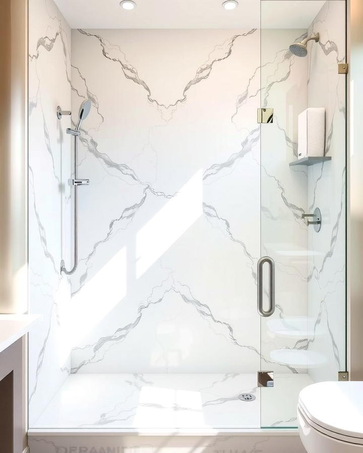 Quartz Shower Surrounds 2 - 25 Shower Surround Ideas