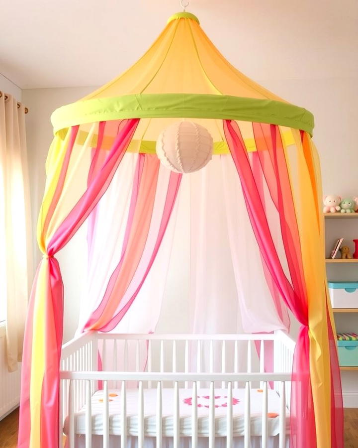 Rainbow Canopy - 25 Rainbow Nursery Ideas