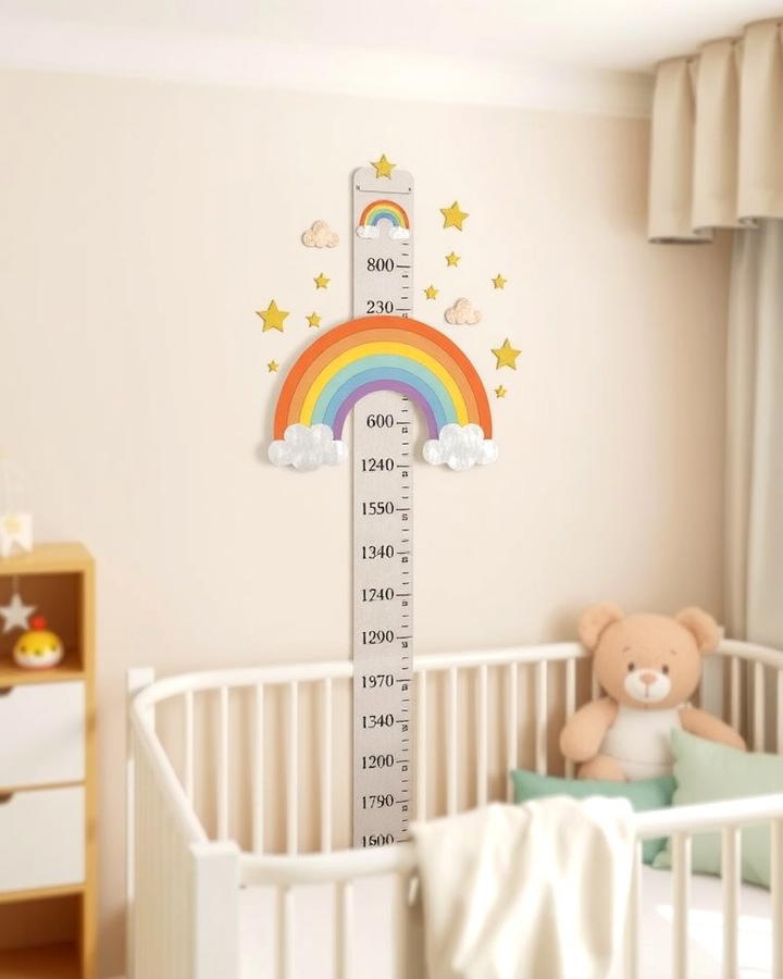 Rainbow Growth Charts - 25 Rainbow Nursery Ideas