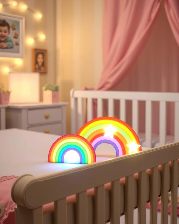 Rainbow Nightlights - 25 Rainbow Nursery Ideas