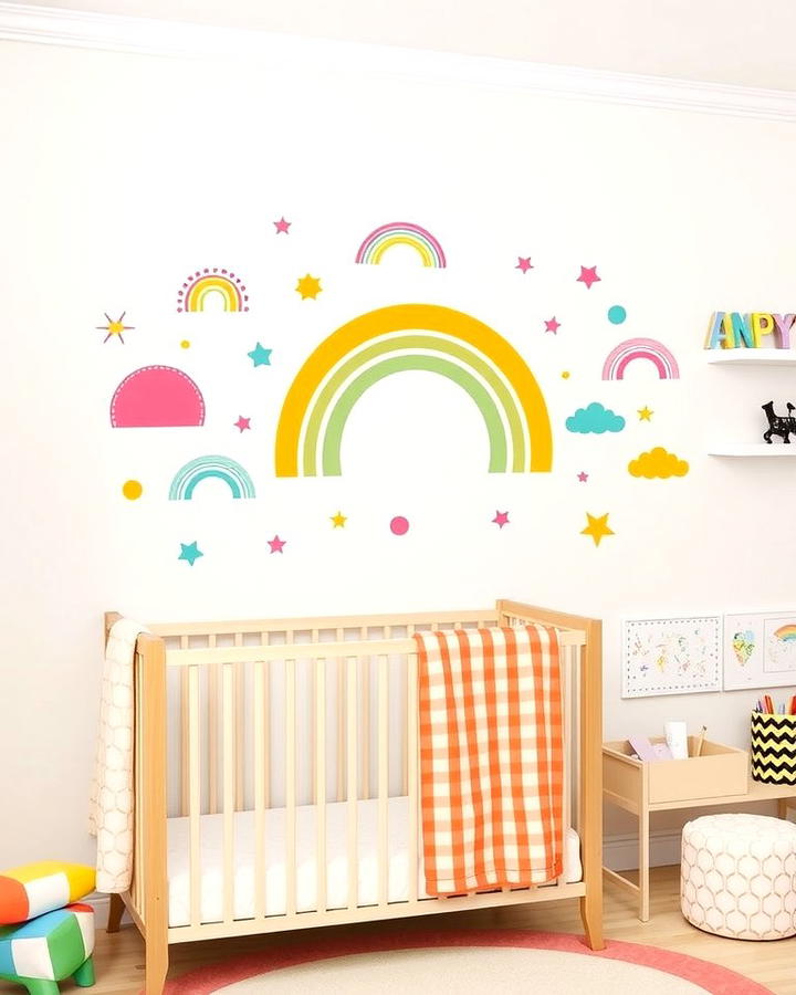 Rainbow Wall Decals - 25 Rainbow Nursery Ideas