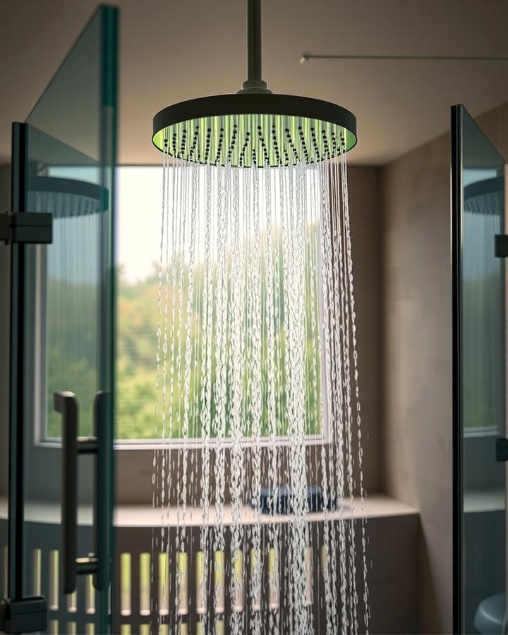 Rainfall Showerhead Experience - 25 Spa Like Bathroom Ideas