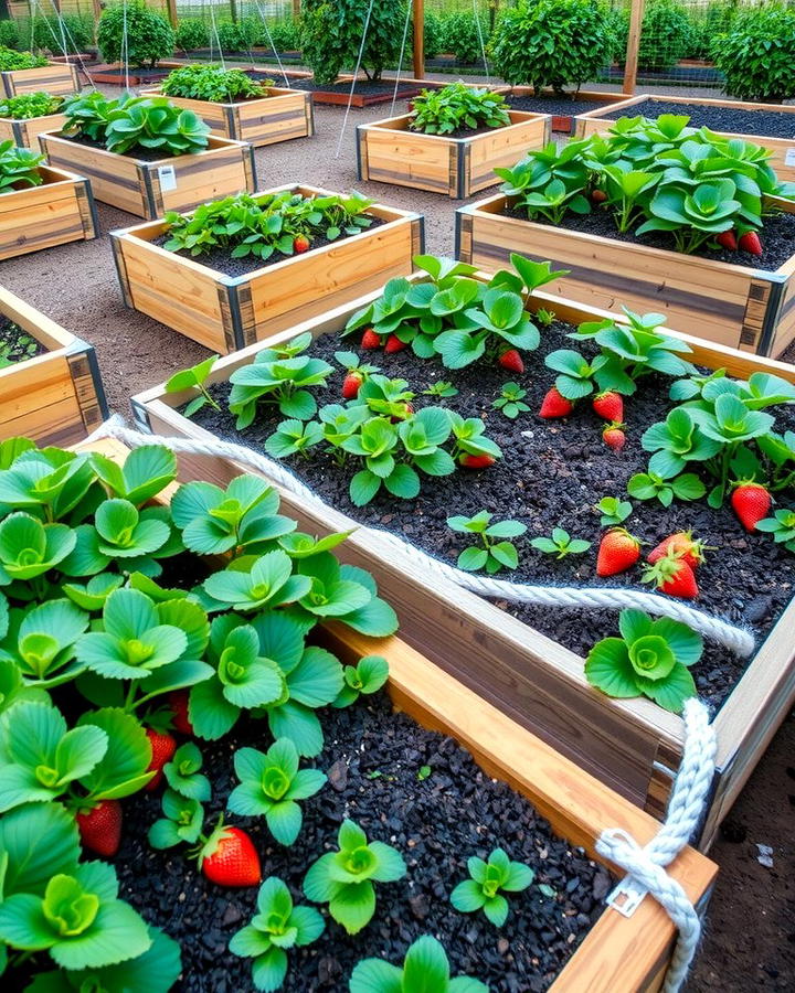 Raised Bed Planters - 25 Strawberry Planter Ideas