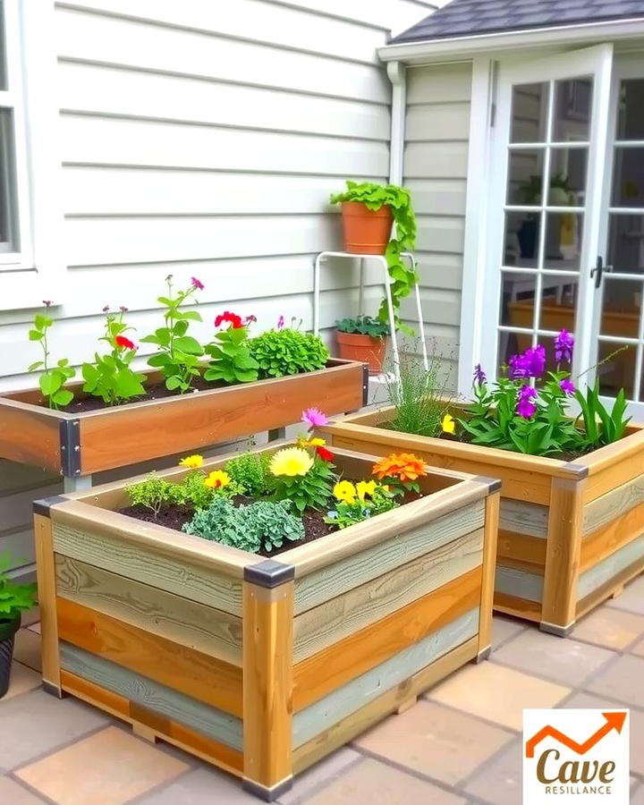 Raised Garden Beds - 25 Small Backyard Patio Ideas