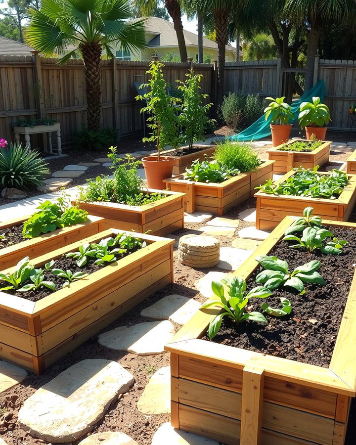 Raised Garden Beds - 30 Florida Backyard Ideas